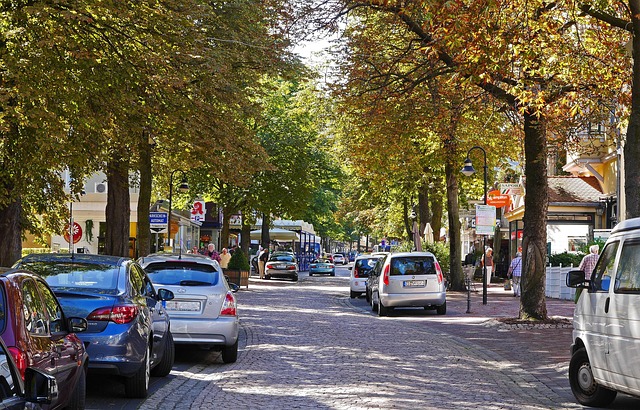Bummelallee und Zentrum zu Fuß, was in 10 Minuten erreichbar ist